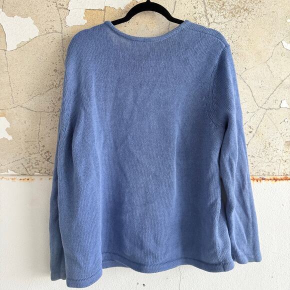 Christmas Sweater Cardigan Snowman Sleigh Presents Embroidered Womens XL Holiday - Picture 4 of 8